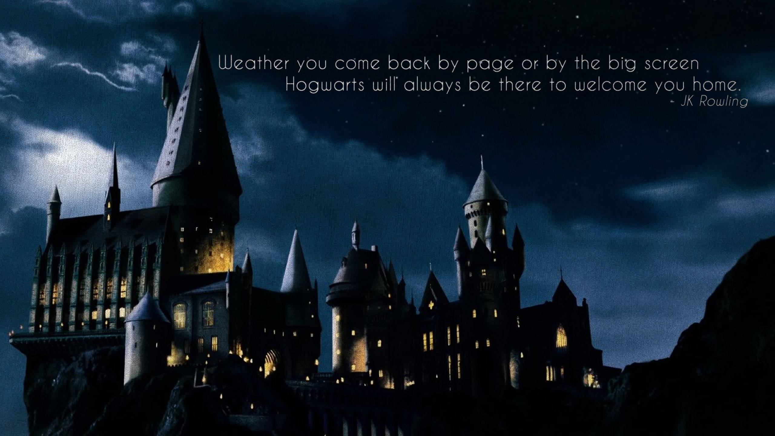 Castello Hogwarts notturno, 1200x2048 Verticale, Mobile