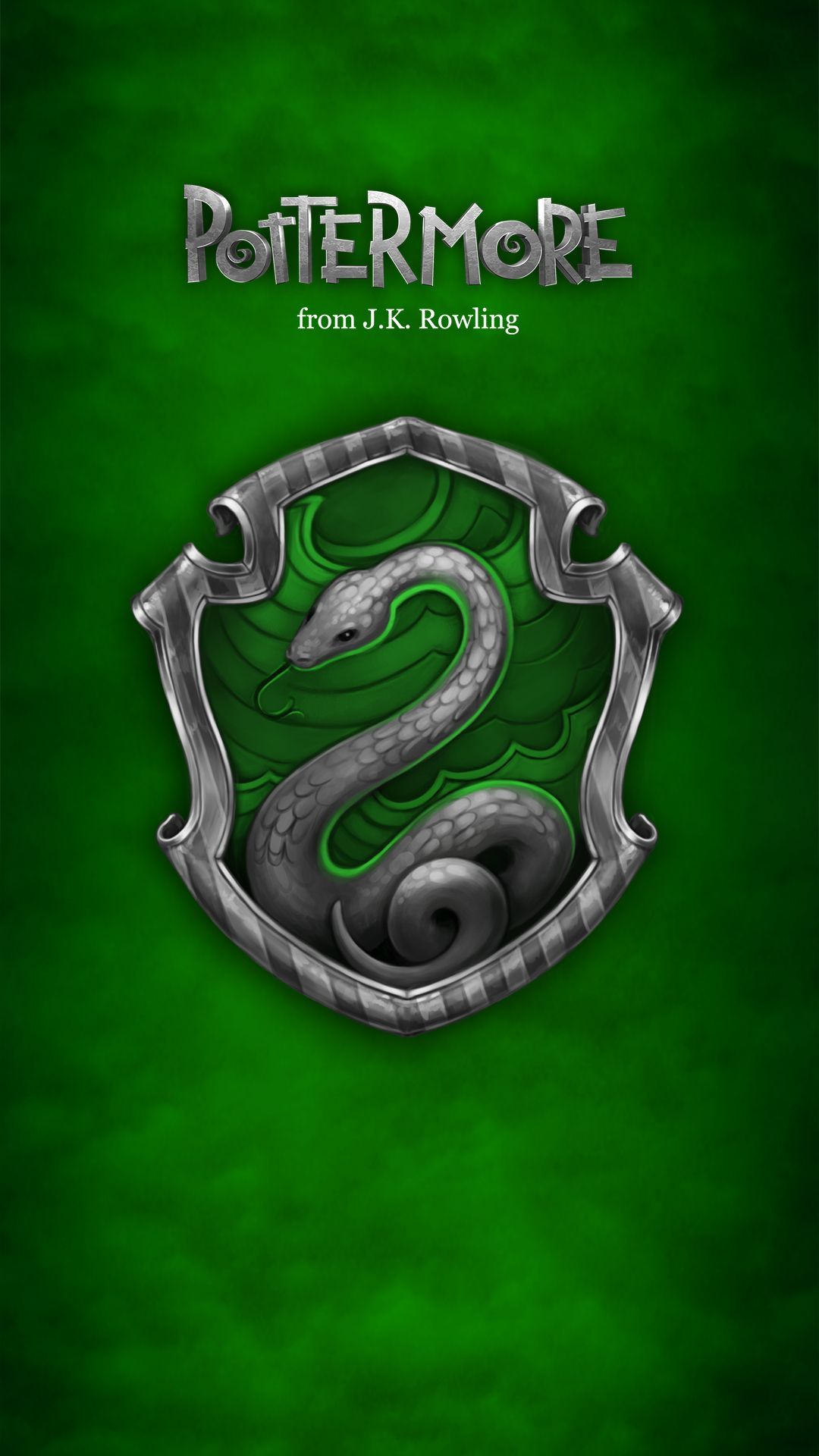 Stemma Serpeverde con serpente, 1080x1920 Verticale, iPhone Air