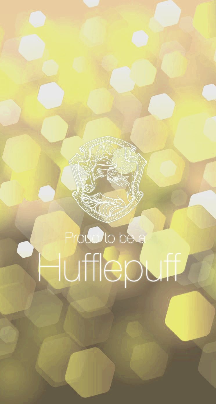 Stemma Tassorosso Harry Potter dorato, 744x1392 Verticale, Telefono