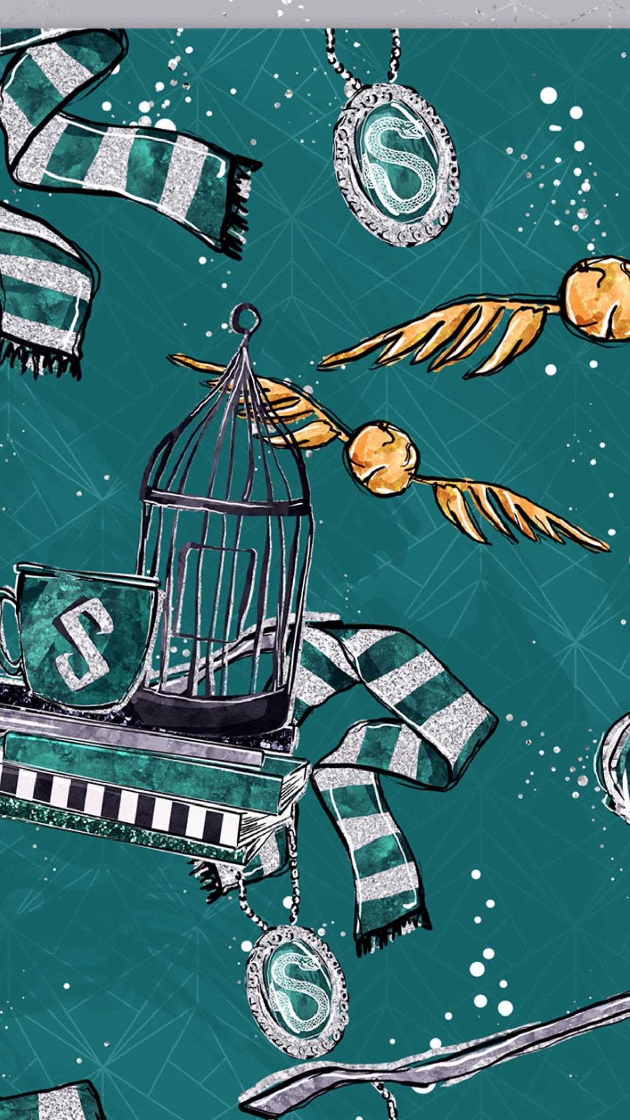 Serpeverde Harry Potter aesthetic, J.K. Rowling, 736x1308 Verticale, Mobile