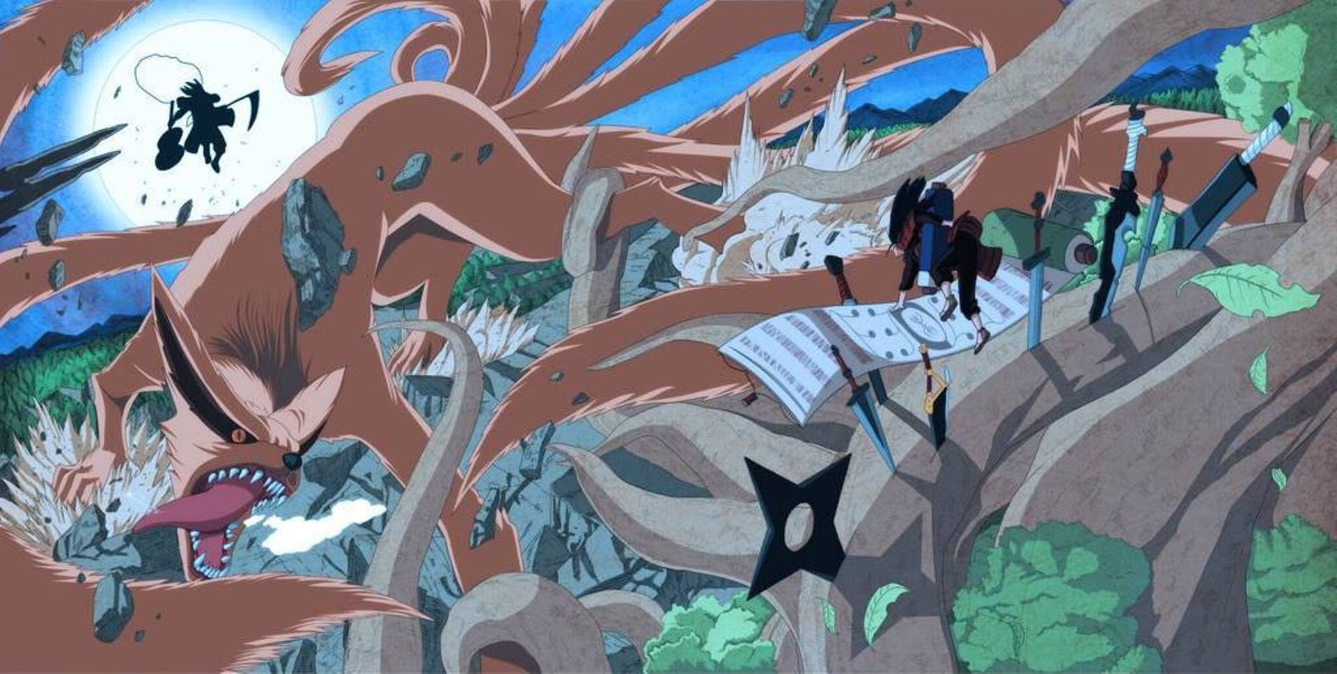 Hashirama e Madara Naruto, 2877x1012 21:9, Monitor Gaming