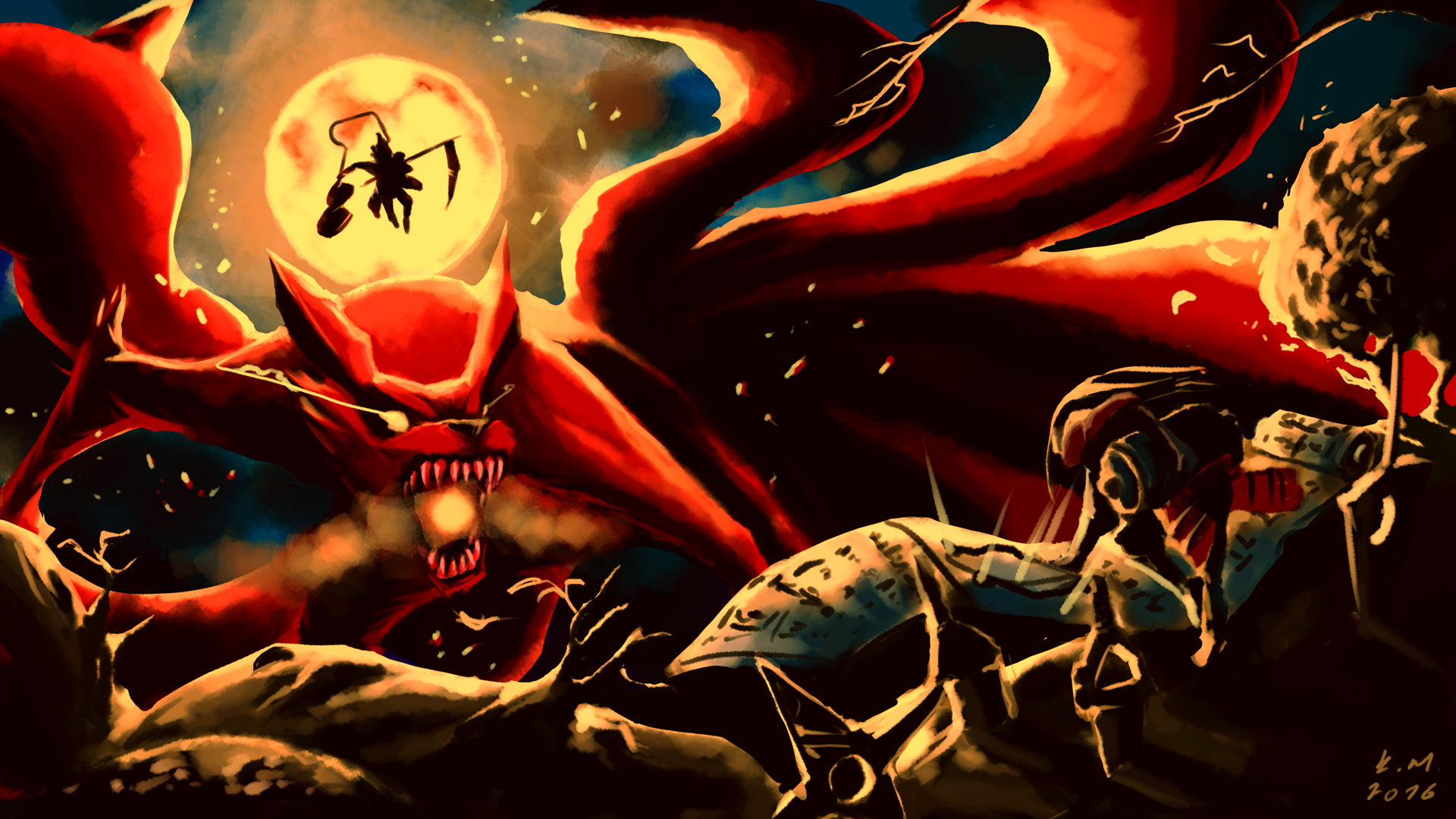 Hashirama e Madara Naruto battaglia, ninja, 1920x1080 1080p, Desktop