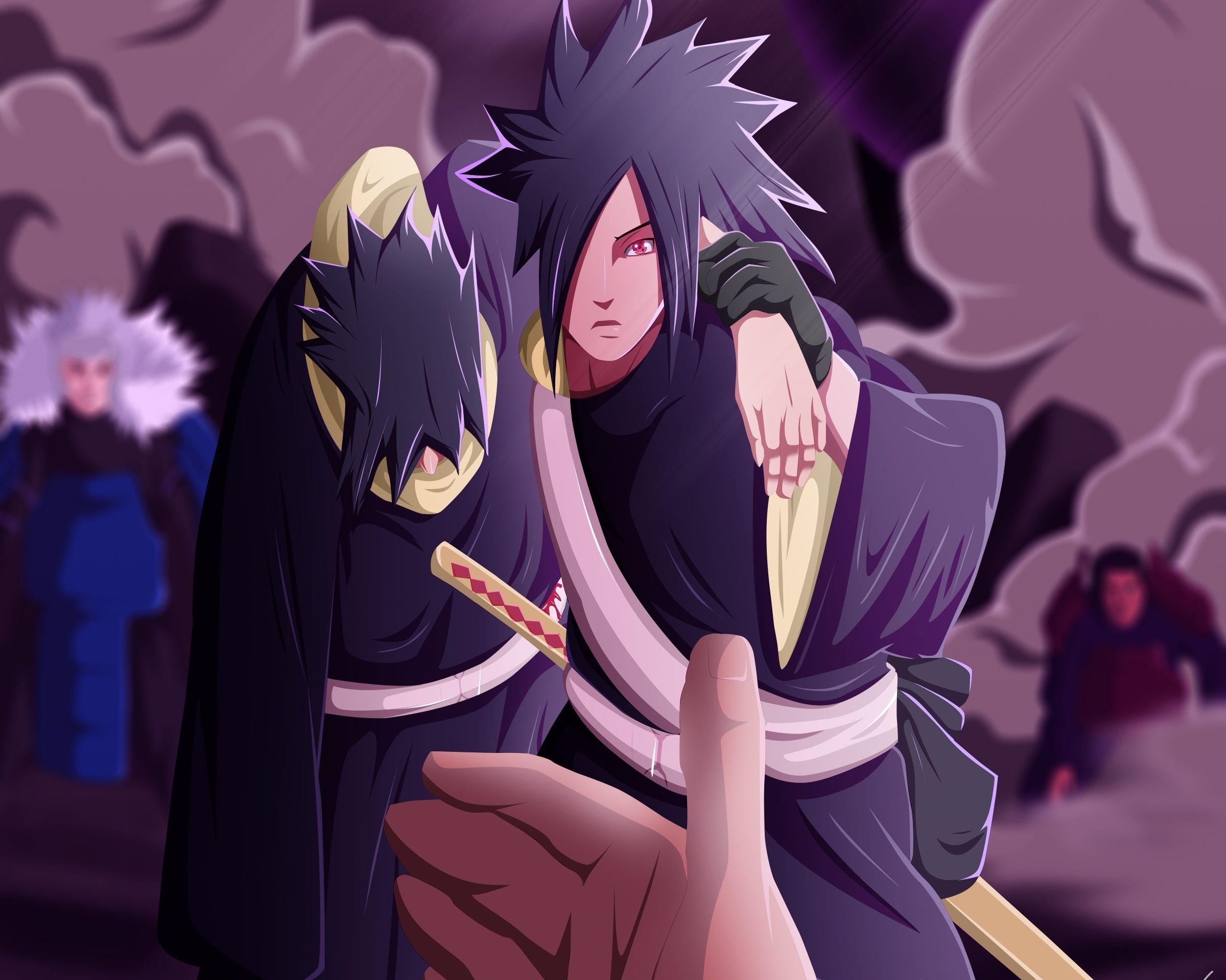 Hashirama e Madara, Naruto, ninja, 2400x1920 alta risoluzione, Desktop