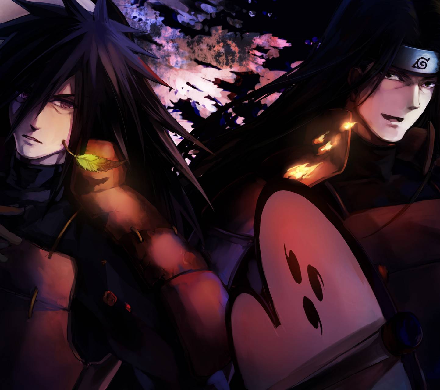Hashirama e Madara, Naruto, Konoha, 1444x1280 HD, Desktop