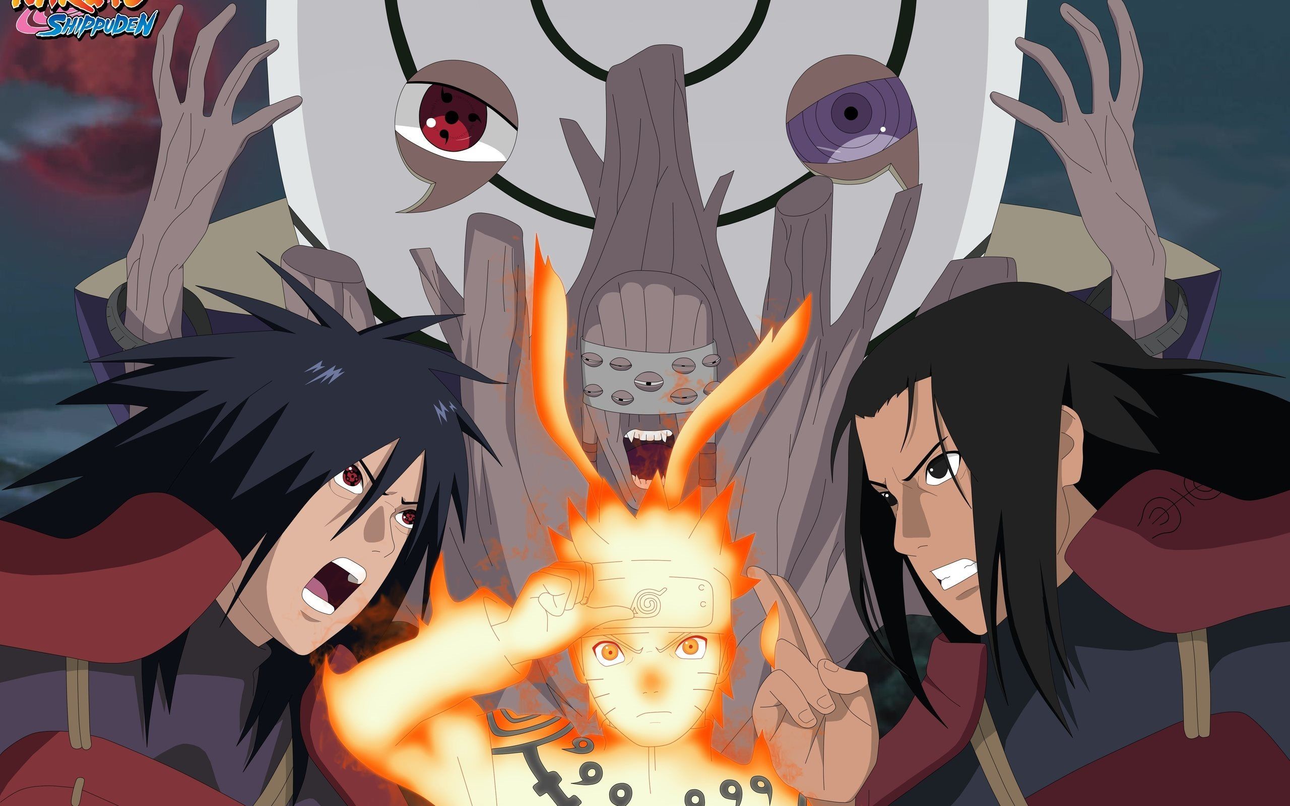 Hashirama contro Madara, Naruto, 1280x757 720p, PC