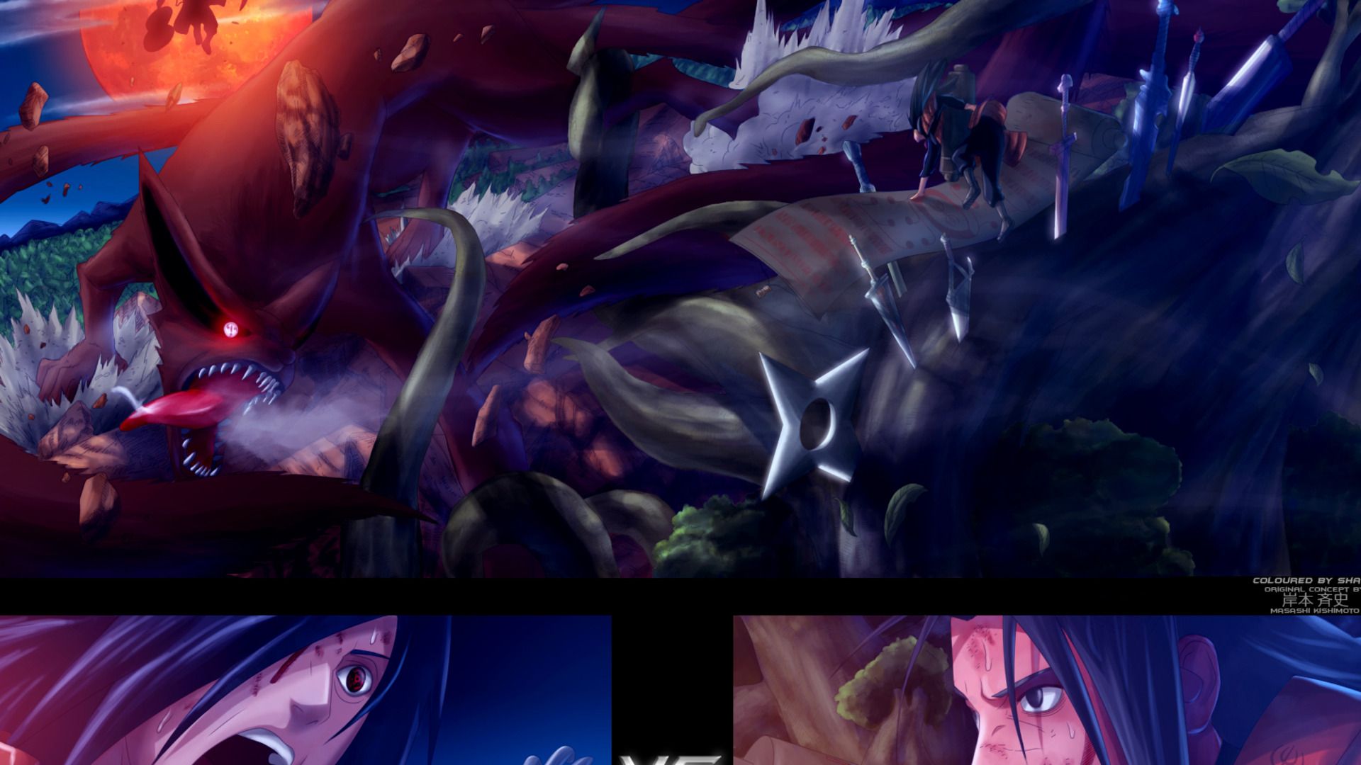 Hashirama e Madara, Naruto, 5813x4146 UHD, PC 4K