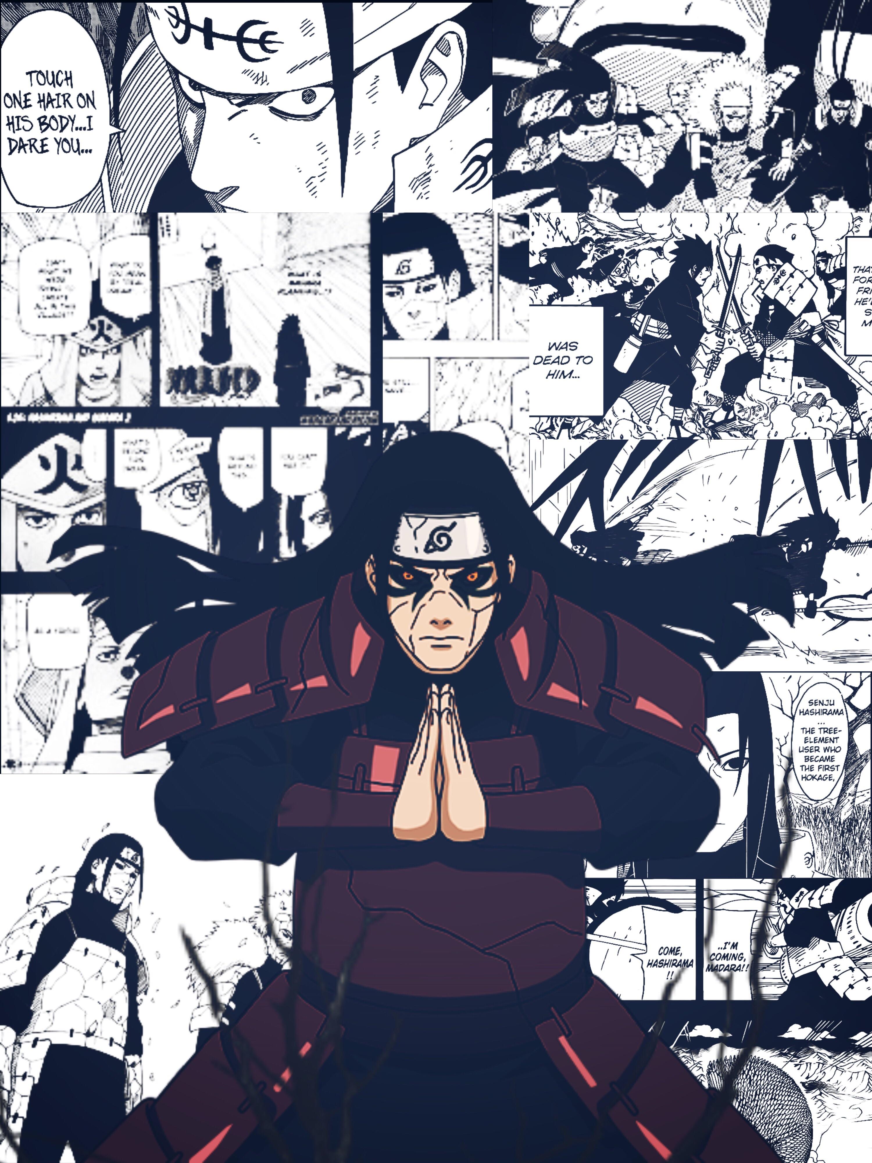 Hashirama Senju Naruto manga, Konoha, 3000x4000 Full HD Verticale, Smartphone