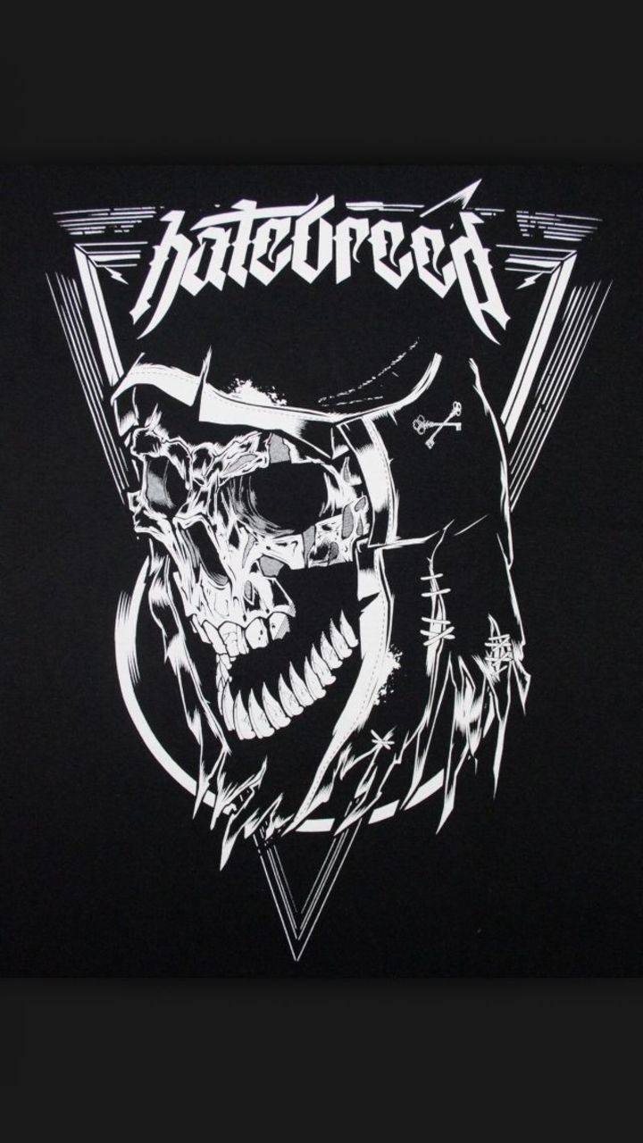 Logo Hatebreed con teschio, 720x1280 Verticale, Telefono