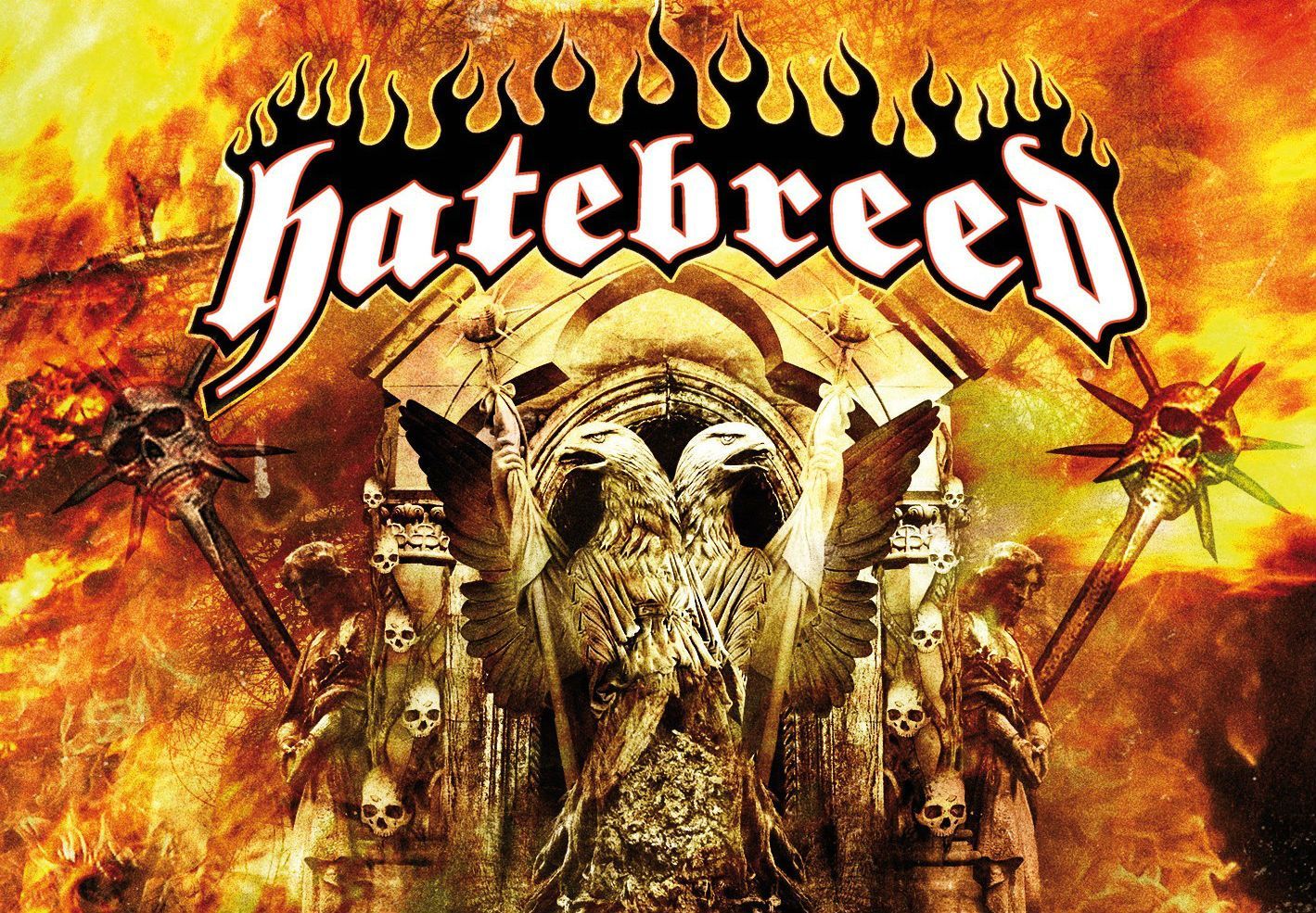 Logo Hatebreed con fiamme, 1024x768 HD, Desktop