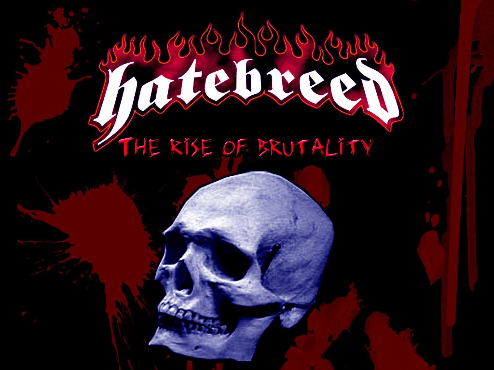 Hatebreed logo teschio sangue, 1600x1200 900p, Laptop