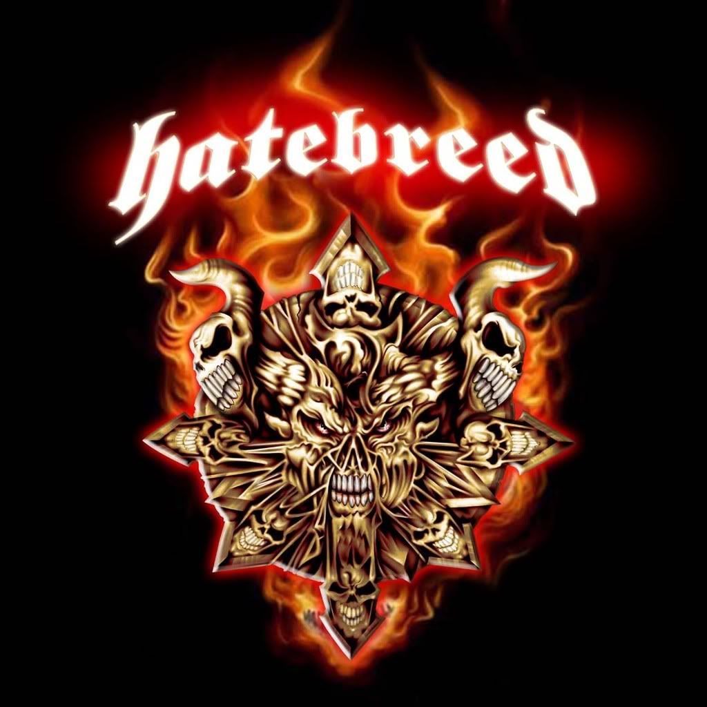 Logo Hatebreed teschi fiamme, 1024x1024 HD, PC Desktop