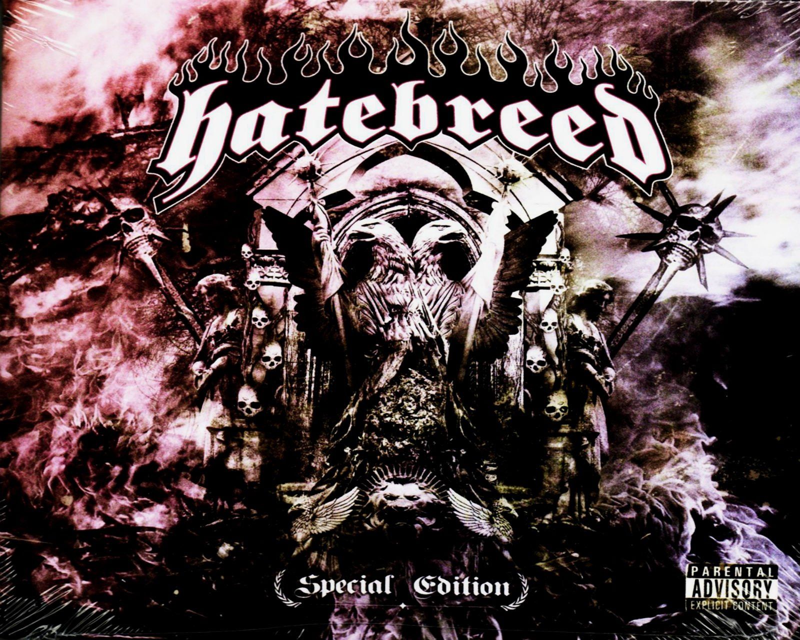 Logo Hatebreed con fiamme, 2560x1440 2K, Desktop