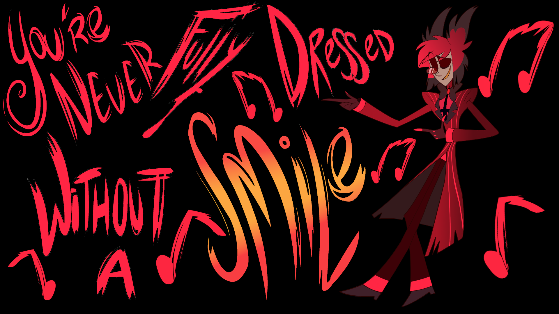 Alastor Hazbin Hotel demone, 1920x1080 Full HD 1080p, Laptop