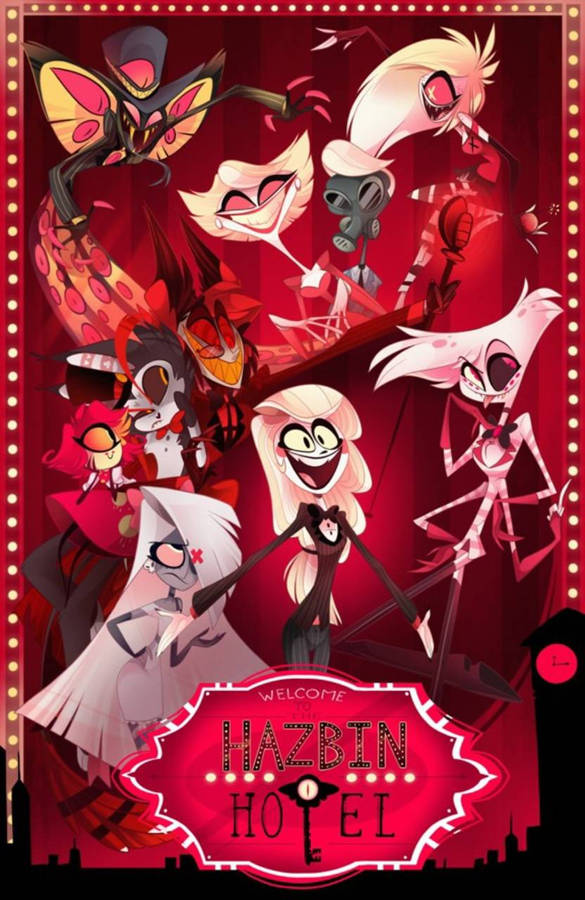 Personaggi Hazbin Hotel poster, 585x900 Full HD Verticale, Samsung Galaxy