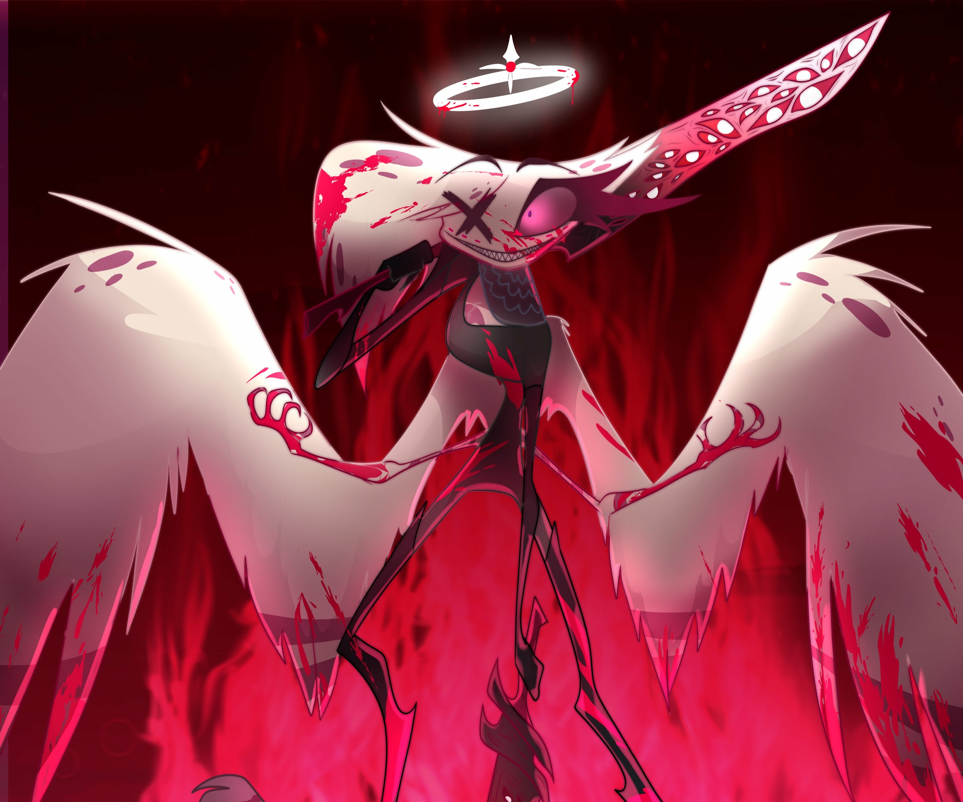 Alastor forma demoniaca Hazbin Hotel, 3197x2664 WQXGA, PC