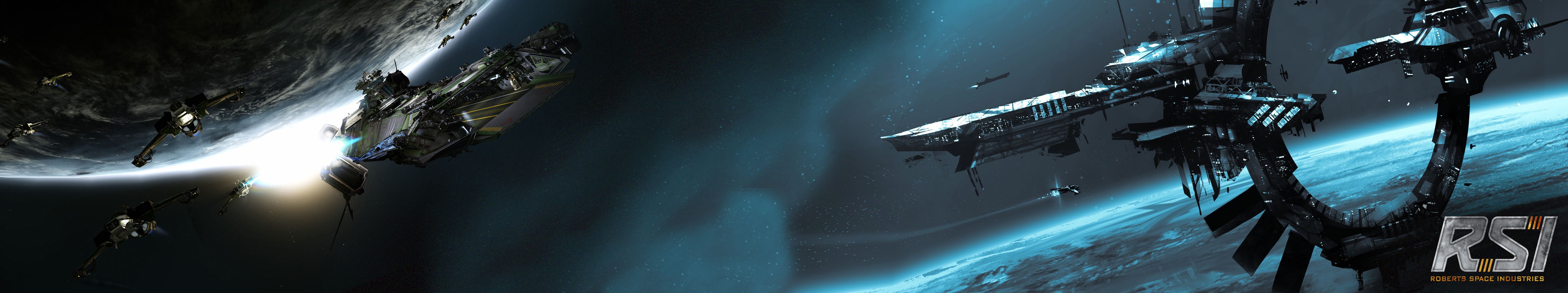 Astronavi nello spazio, 5760x1080 21:9, Ultrawide