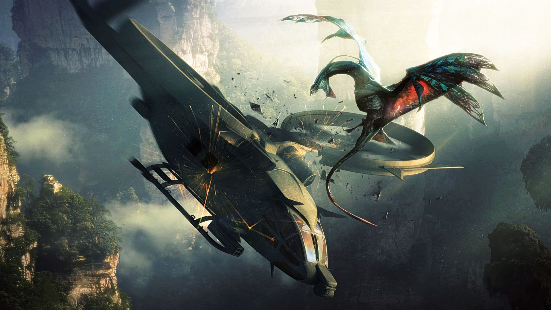 Avatar creatura vs elicottero, 1920x1080 Full HD 1080p, PC Desktop