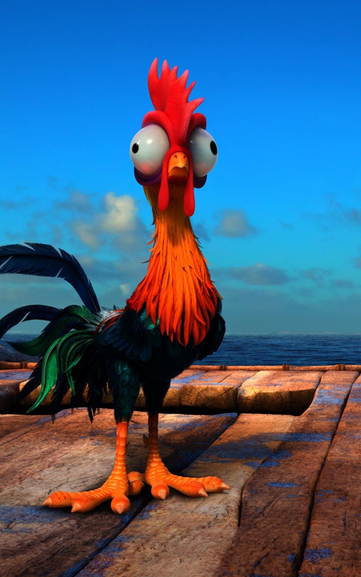 Hei Hei gallo Oceania, 1200x1920 Full HD Verticale, iPhone