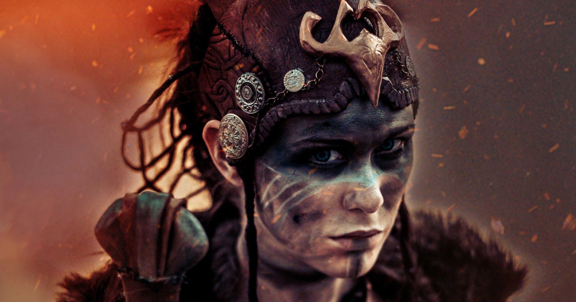 Senua Hellblade guerriera dipinta, 1920x1007 Full HD 1080p, Laptop
