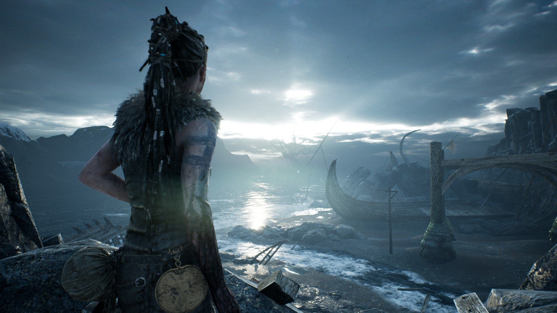 Senua Hellblade riva mare, 1920x1080 1080p, PC