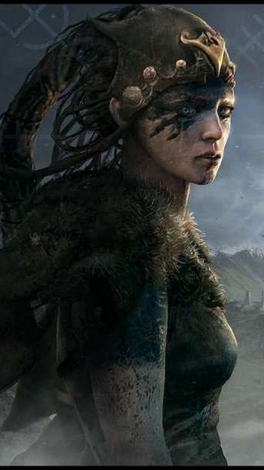 Senua Hellblade personaggio, 1080x1920 Full HD Verticale, Samsung Galaxy