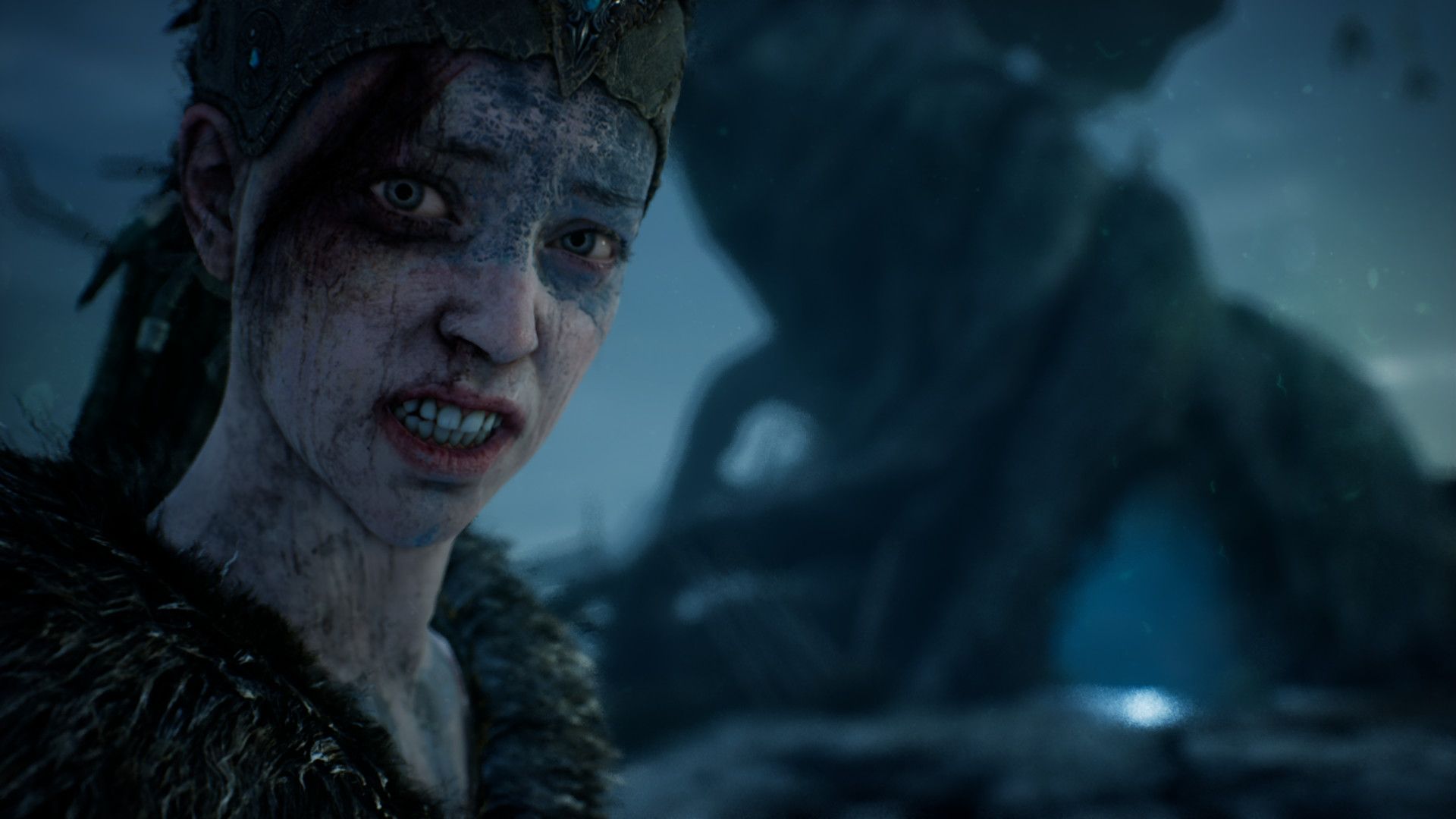 Senua Hellblade personaggio oscuro, 1920x1080 Full HD, PC
