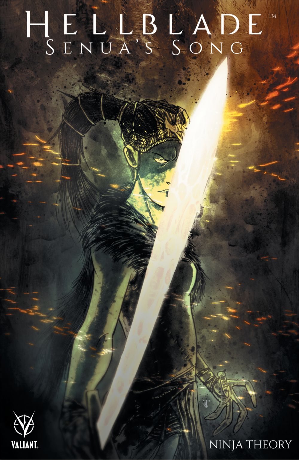 Senua con spada, Hellblade, 1000x1539 Verticale, Mobile
