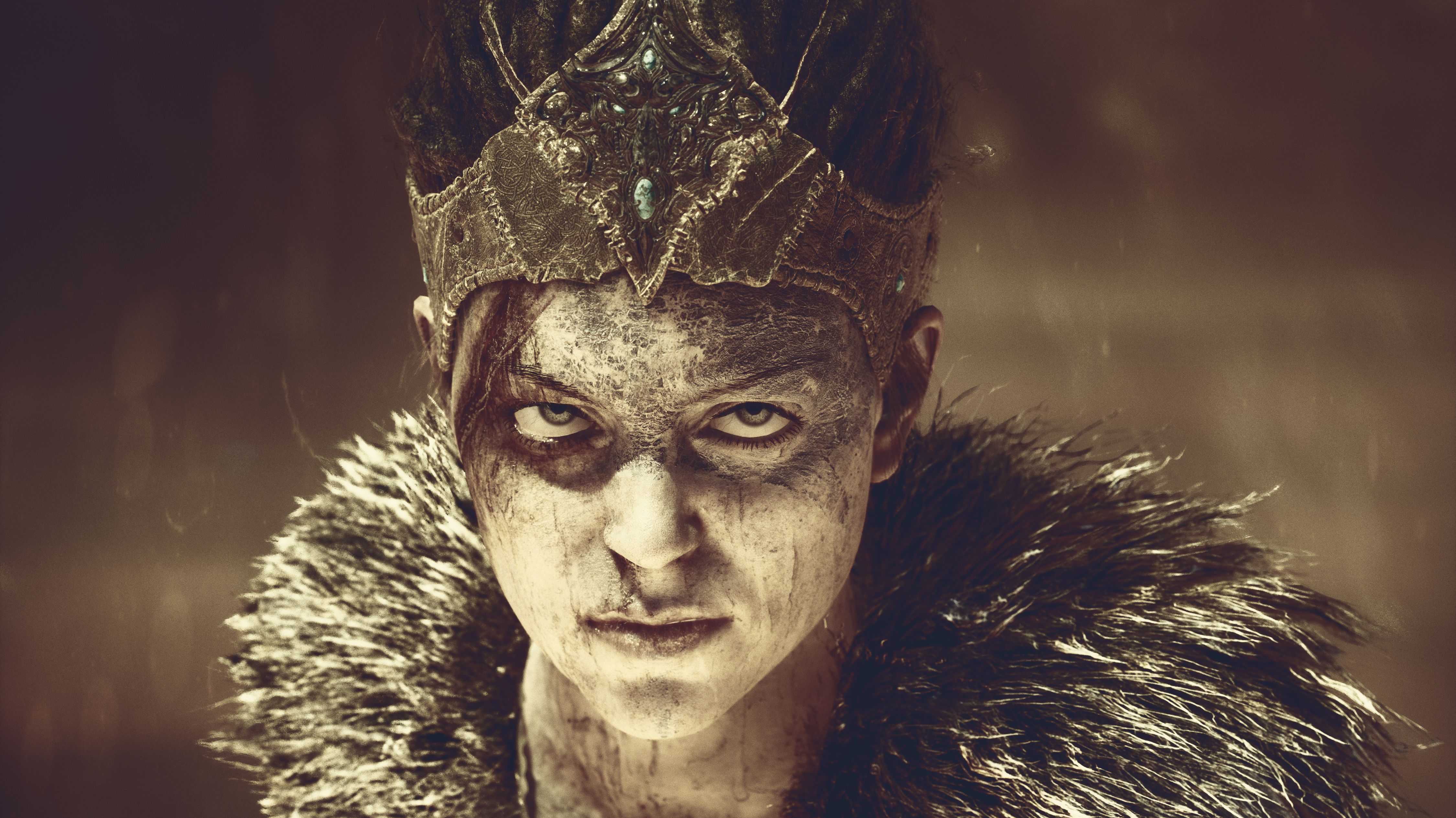 Senua Hellblade guerriera dipinta, 4500x2531 Ultra HD, 4K TV