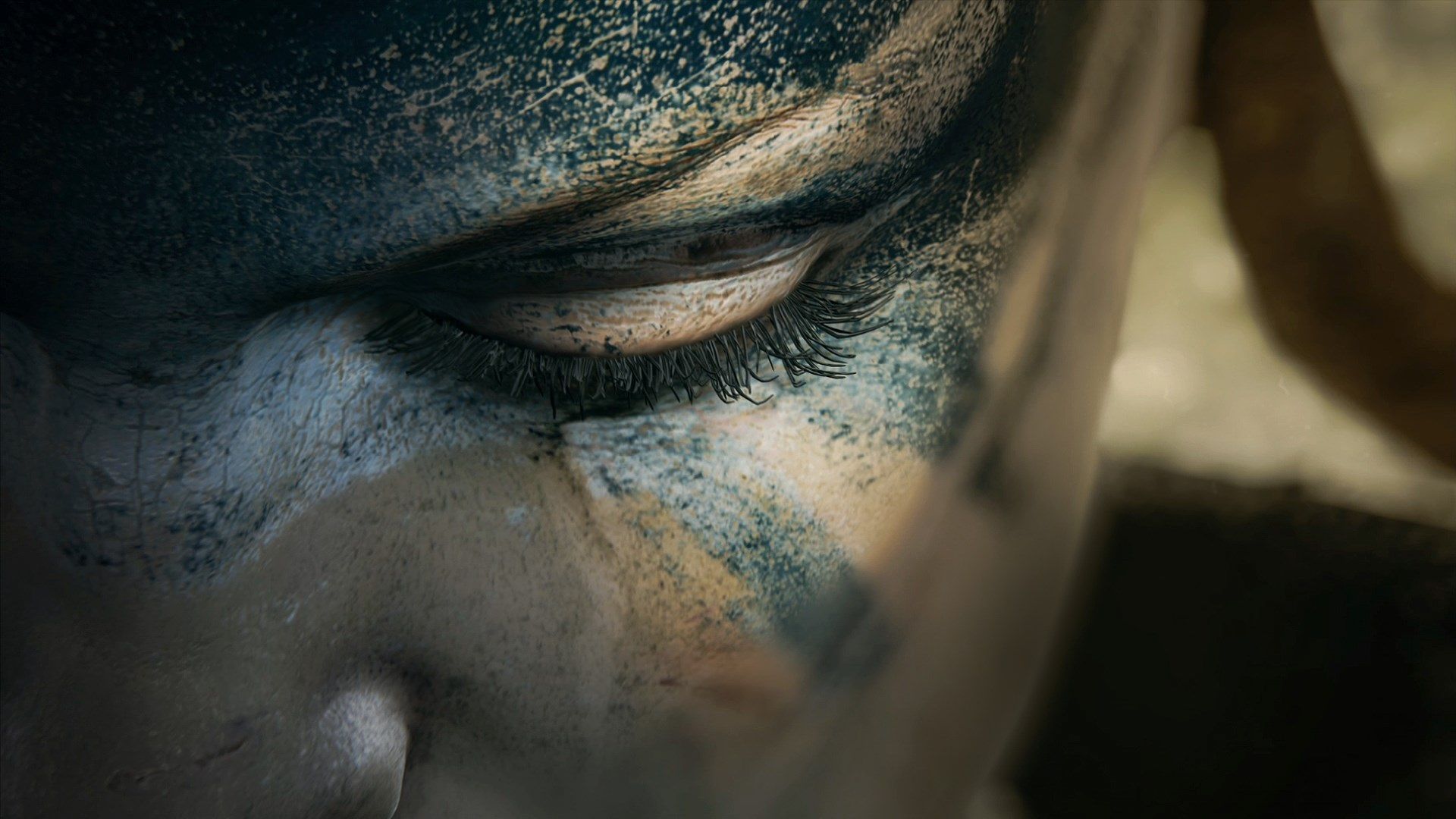 Senua Hellblade volto dipinto, 1920x1080 Full HD 1080p, Desktop