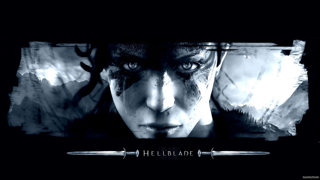 Senua Hellblade volto guerriera, 1244x700 HD, PC