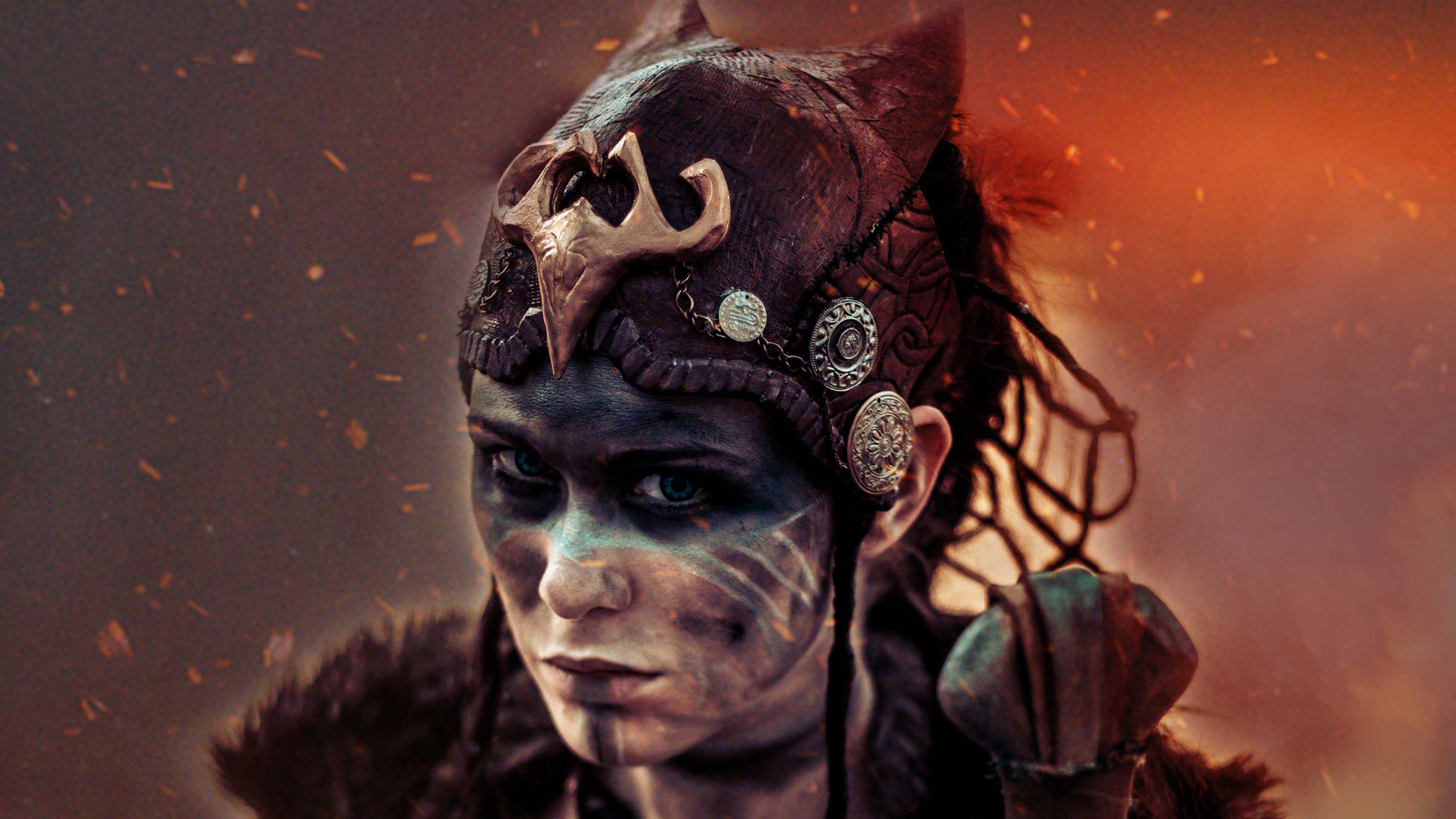 Senua Hellblade guerriera, 3840x2160 4K, Desktop 4K