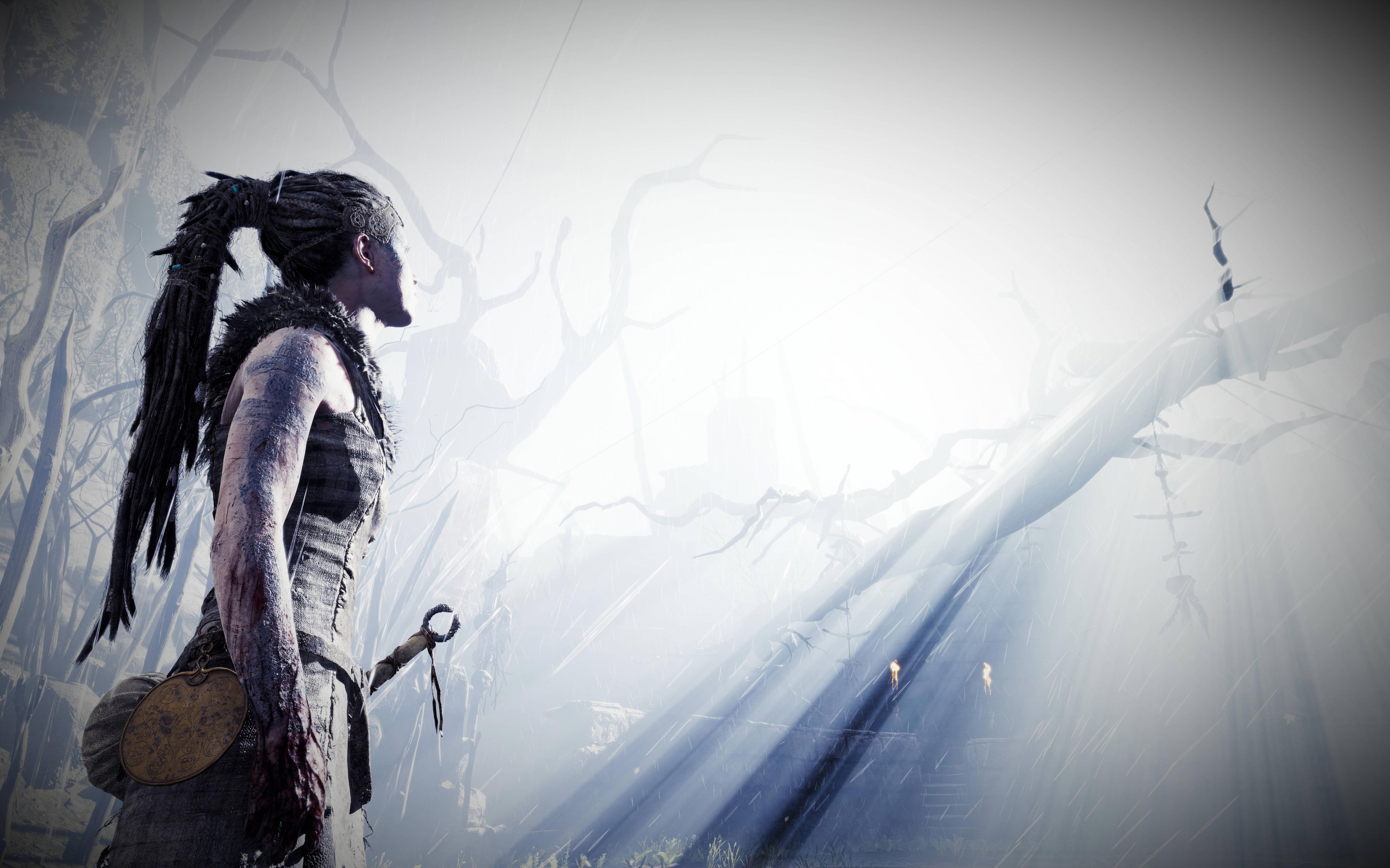 Senua Hellblade foresta nebbiosa, 3840x2400 Ultra HD, 4K TV