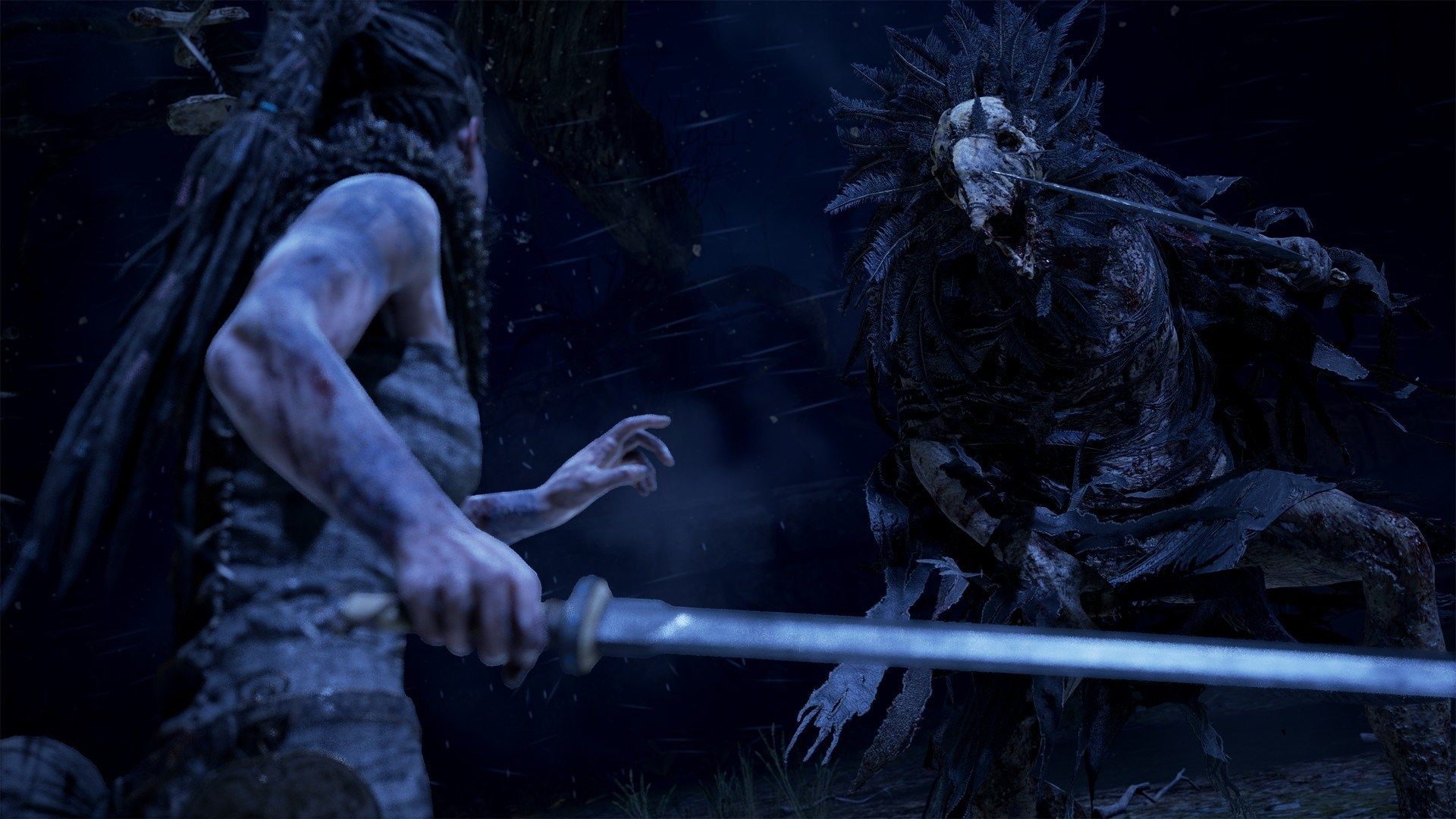 Senua contro creatura oscura, 1920x1080 1080p, Desktop