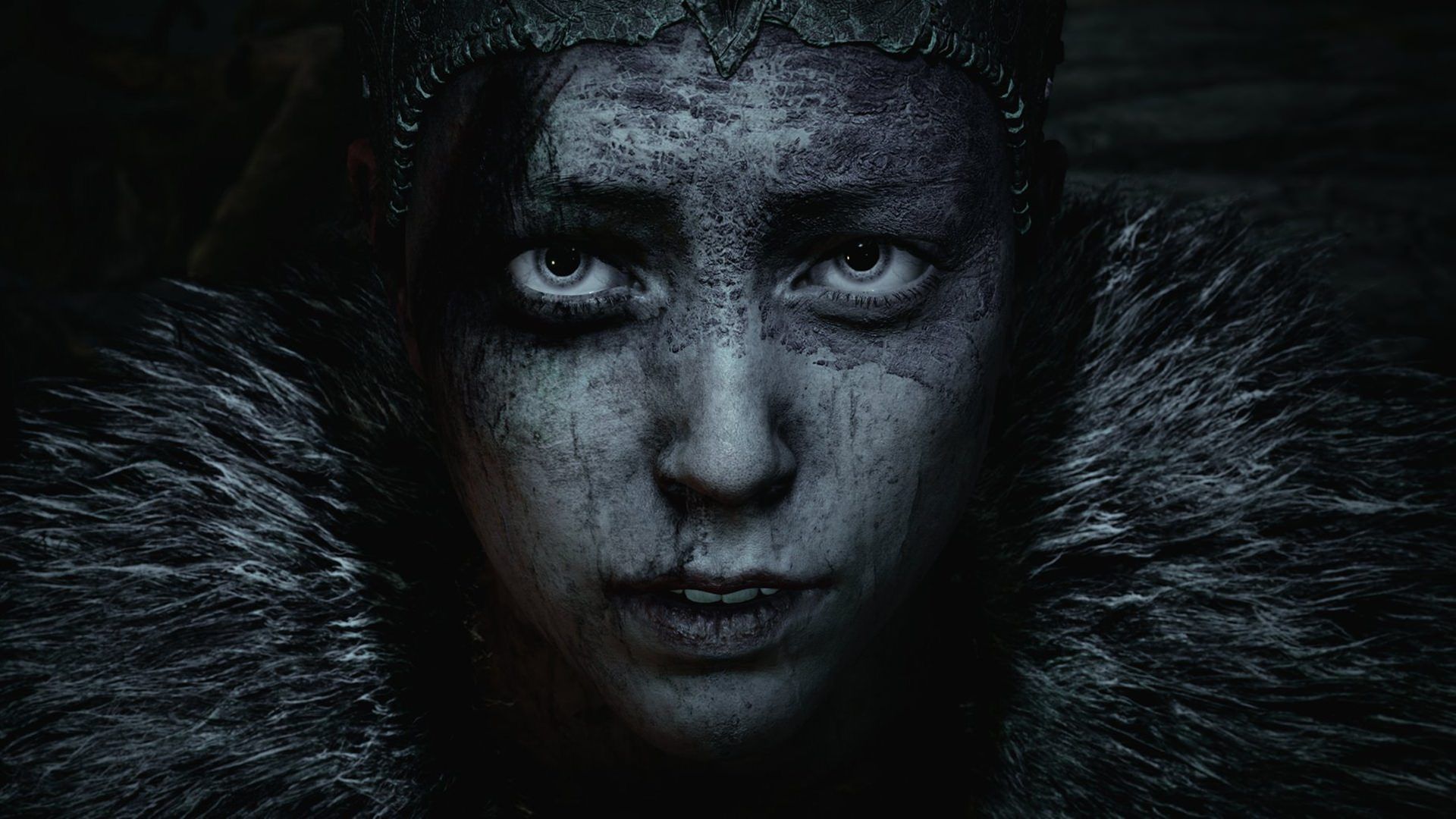 Senua volto dipinto, Hellblade, 1920x1080 Full HD, Desktop