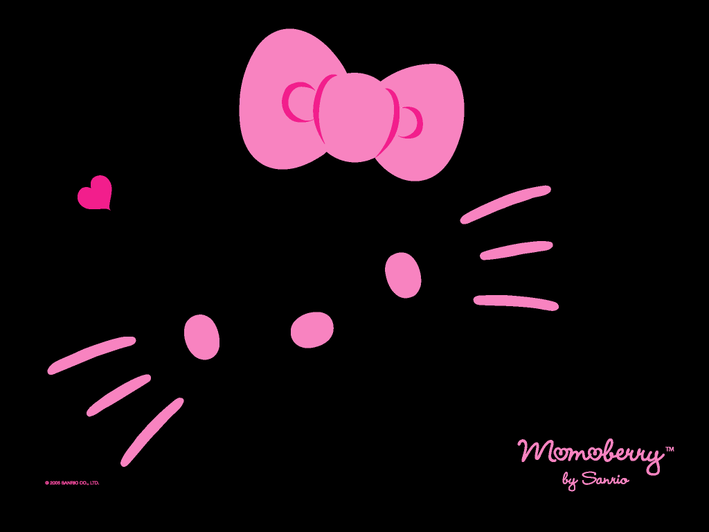 Hello Kitty Emo, 1024x768 HD, PC Desktop