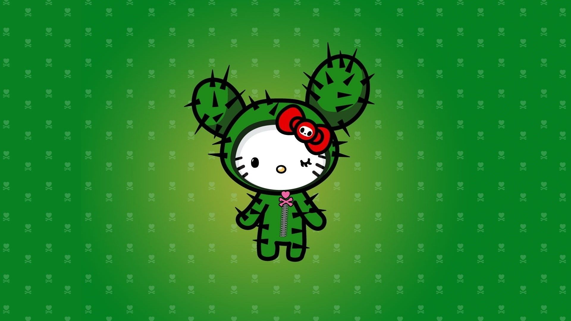 Hello Kitty costume cactus, Sanrio, 1920x1080 1080p, Desktop
