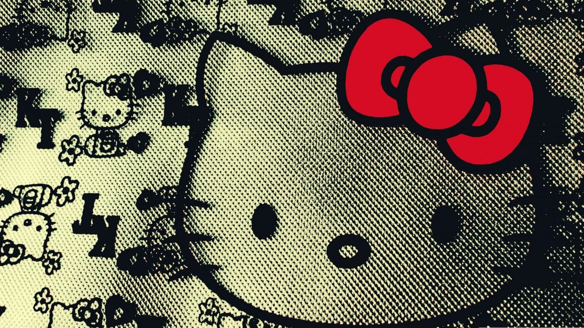 Hello Kitty ciondolo cuore rosa, 1024x768 HD, Laptop