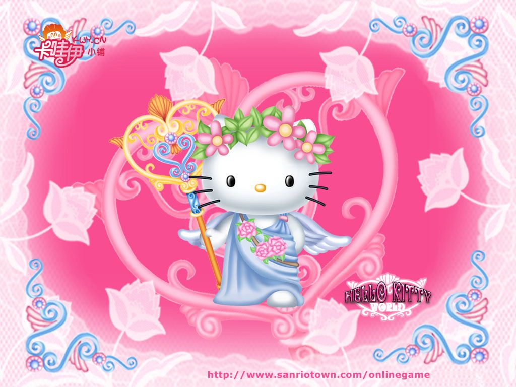 Hello Kitty rosa banner, 1920x1200 WUXGA, PC Desktop