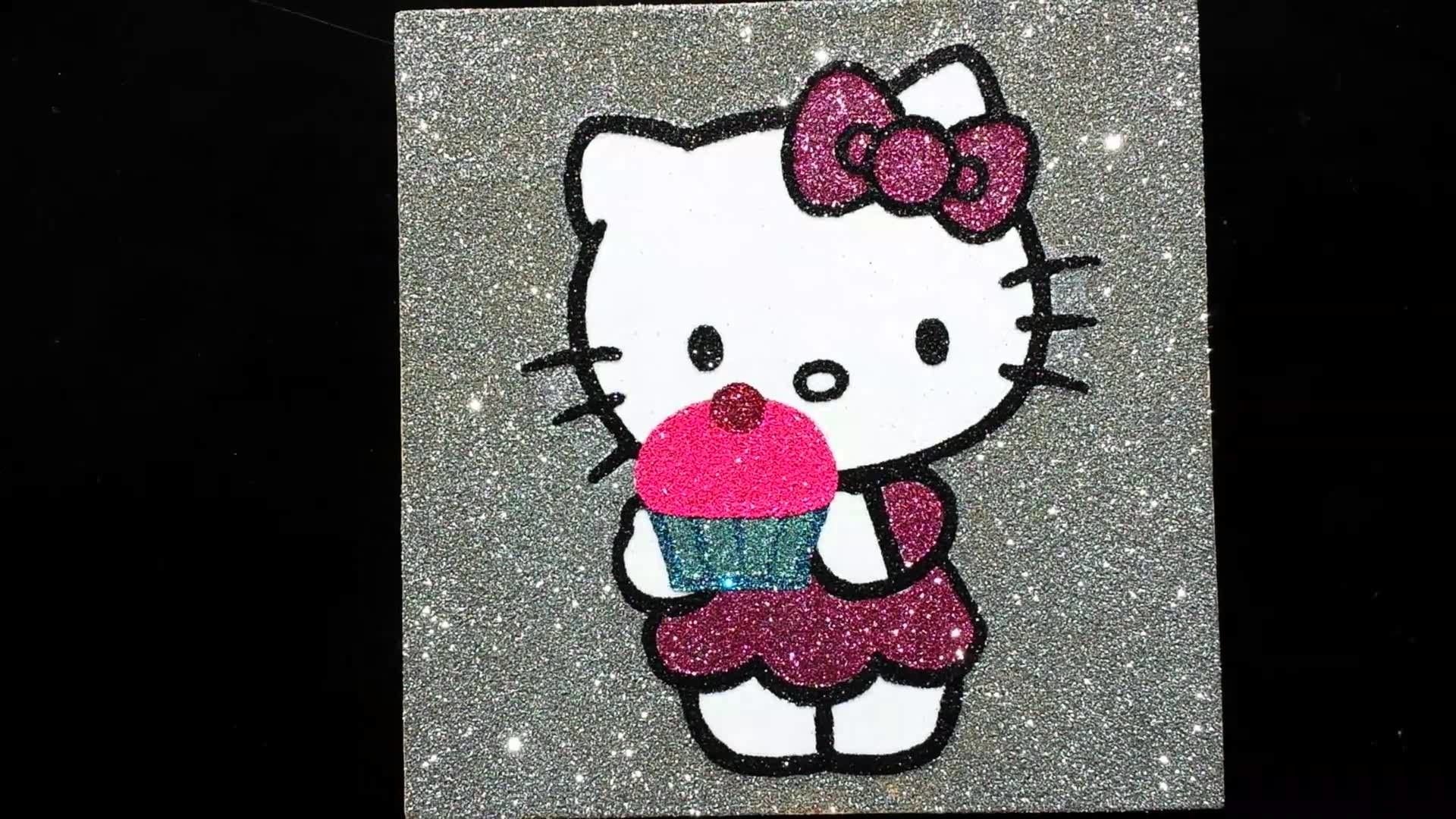 Hello Kitty cuore rosso, 1024x768 HD, Desktop