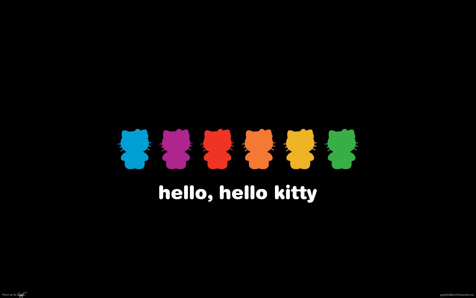 Hello Kitty glitter con cupcake, 1920x1080 Full HD 1080p, PC