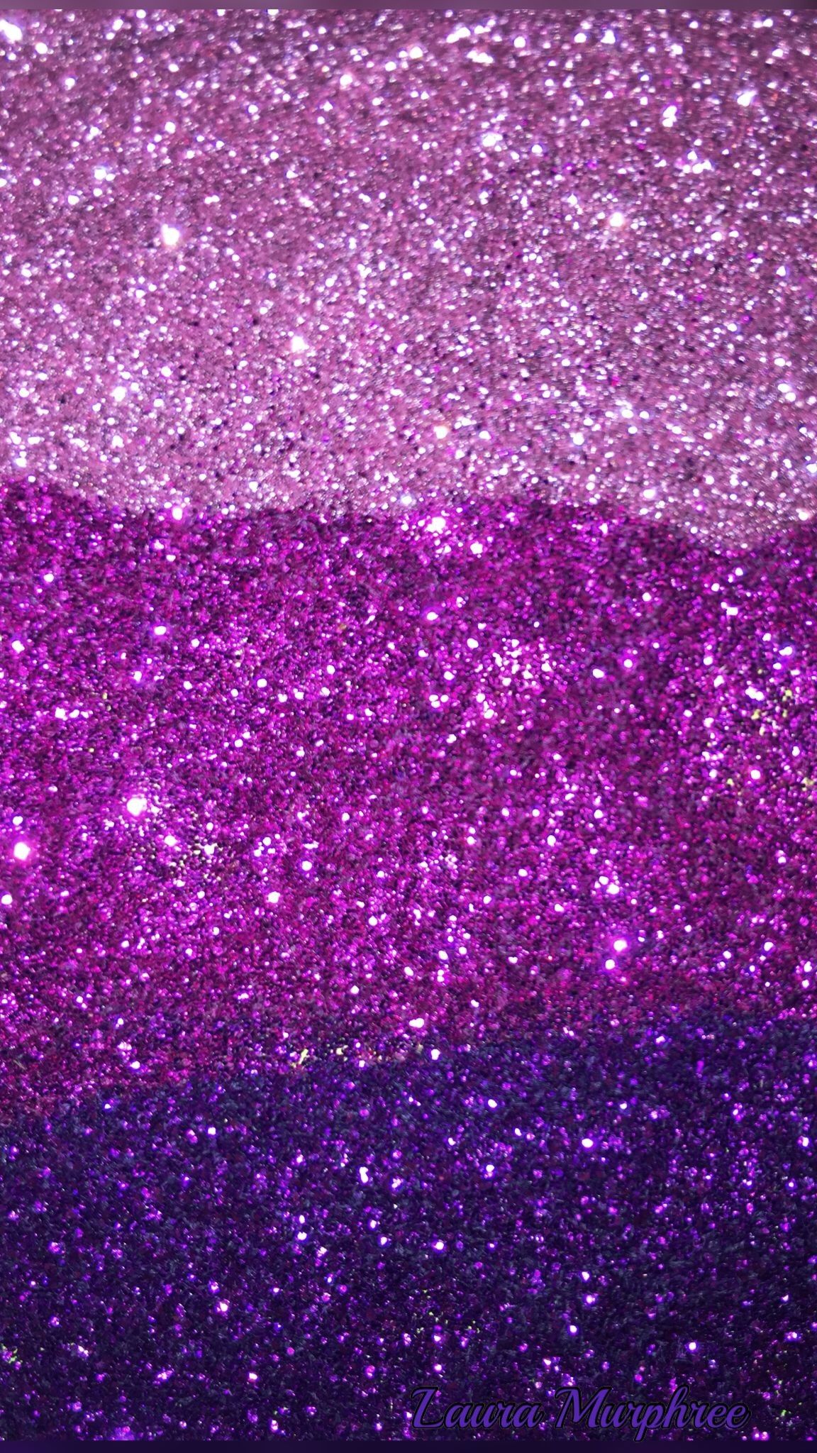 Glitter viola sfumato, 1152x2048 Verticale, Telefono