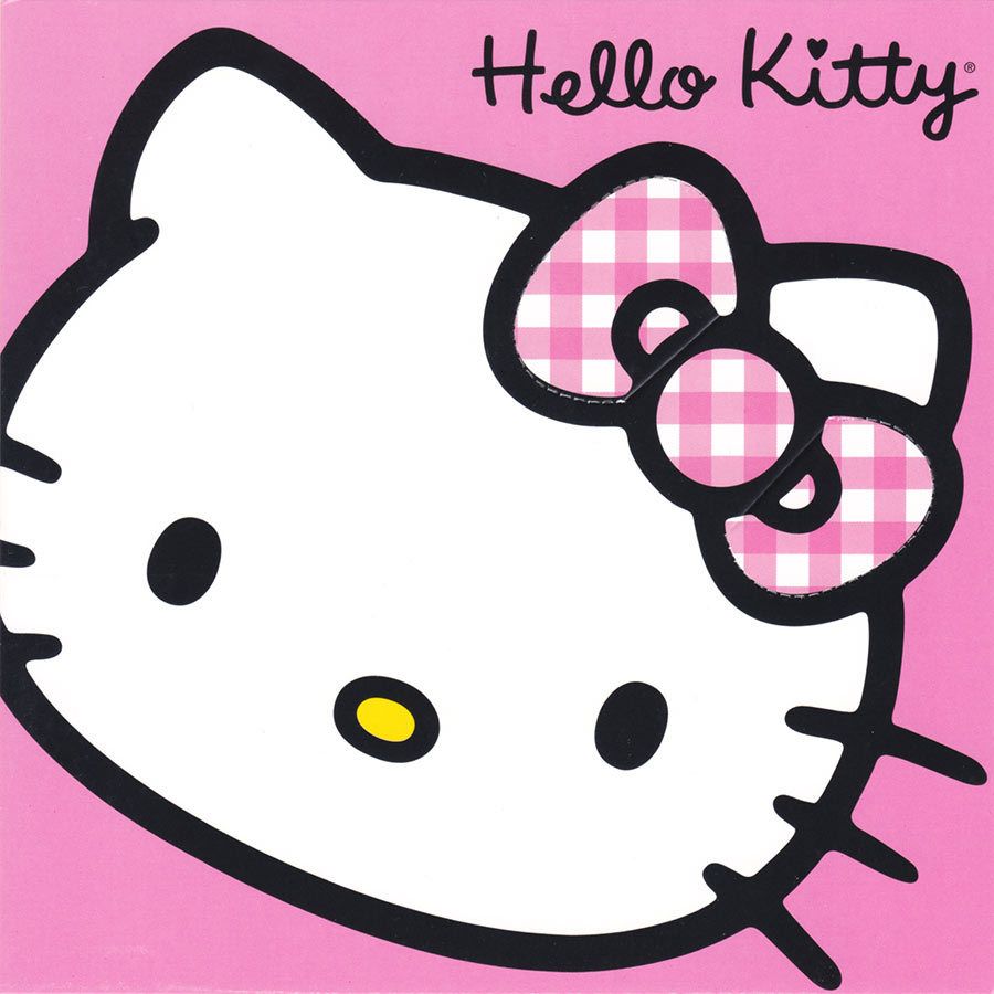 Hello Kitty fiocco rosa, 900x900 HD, Desktop