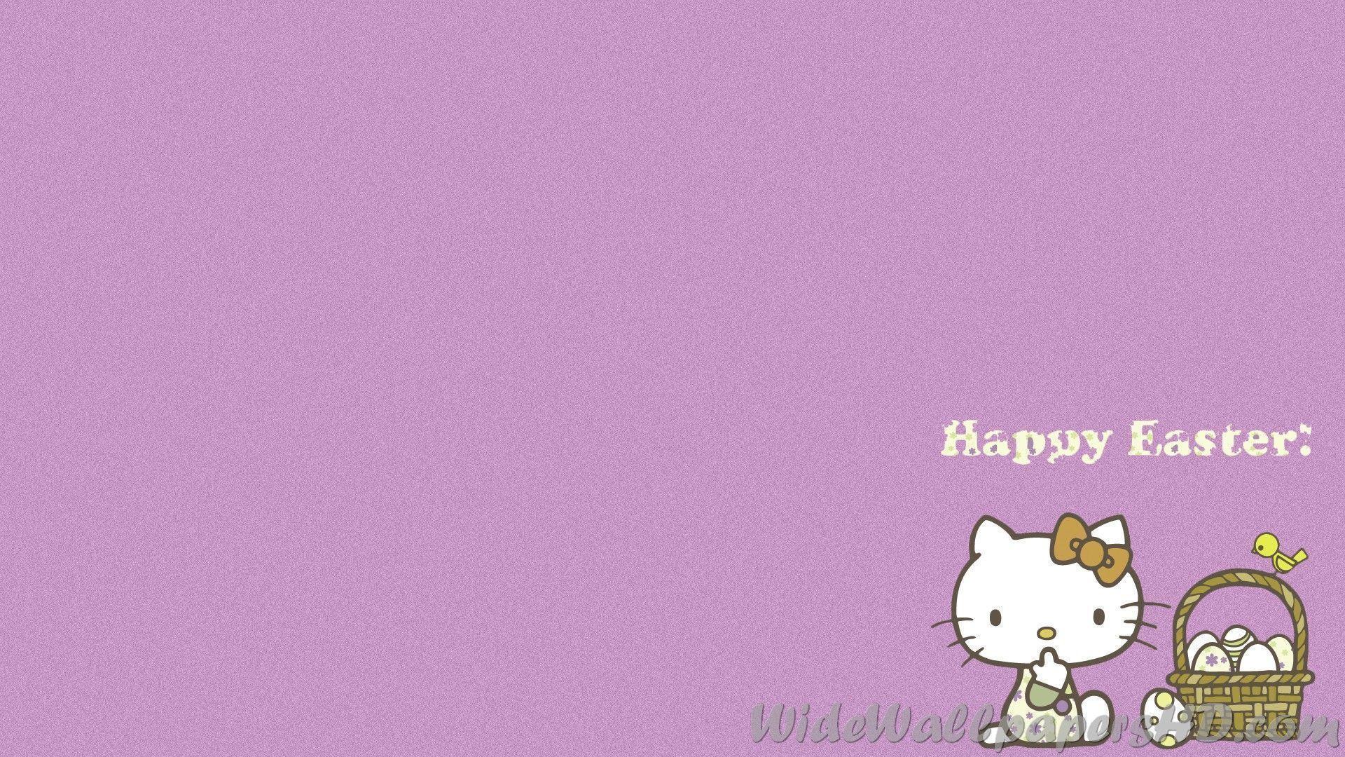 Hello Kitty Pasqua conigli uova, 1024x768 HD, Desktop