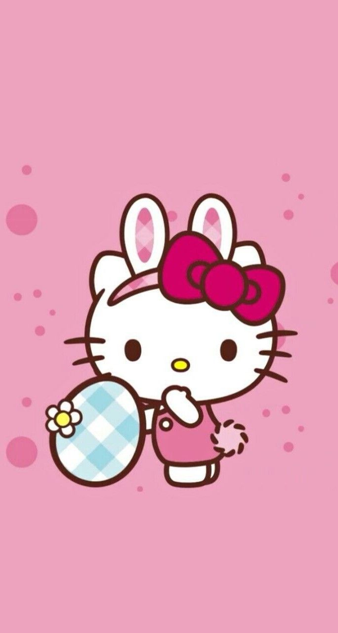 Hello Kitty coniglietto Pasqua, Sanrio, 684x1280 Verticale, Mobile