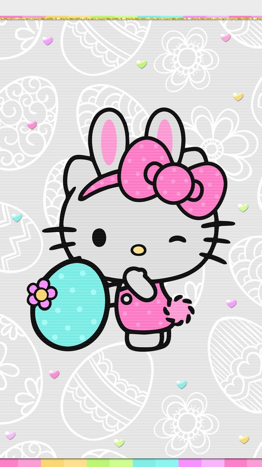 Hello Kitty coniglietto Pasqua, 1024x768 HD, PC