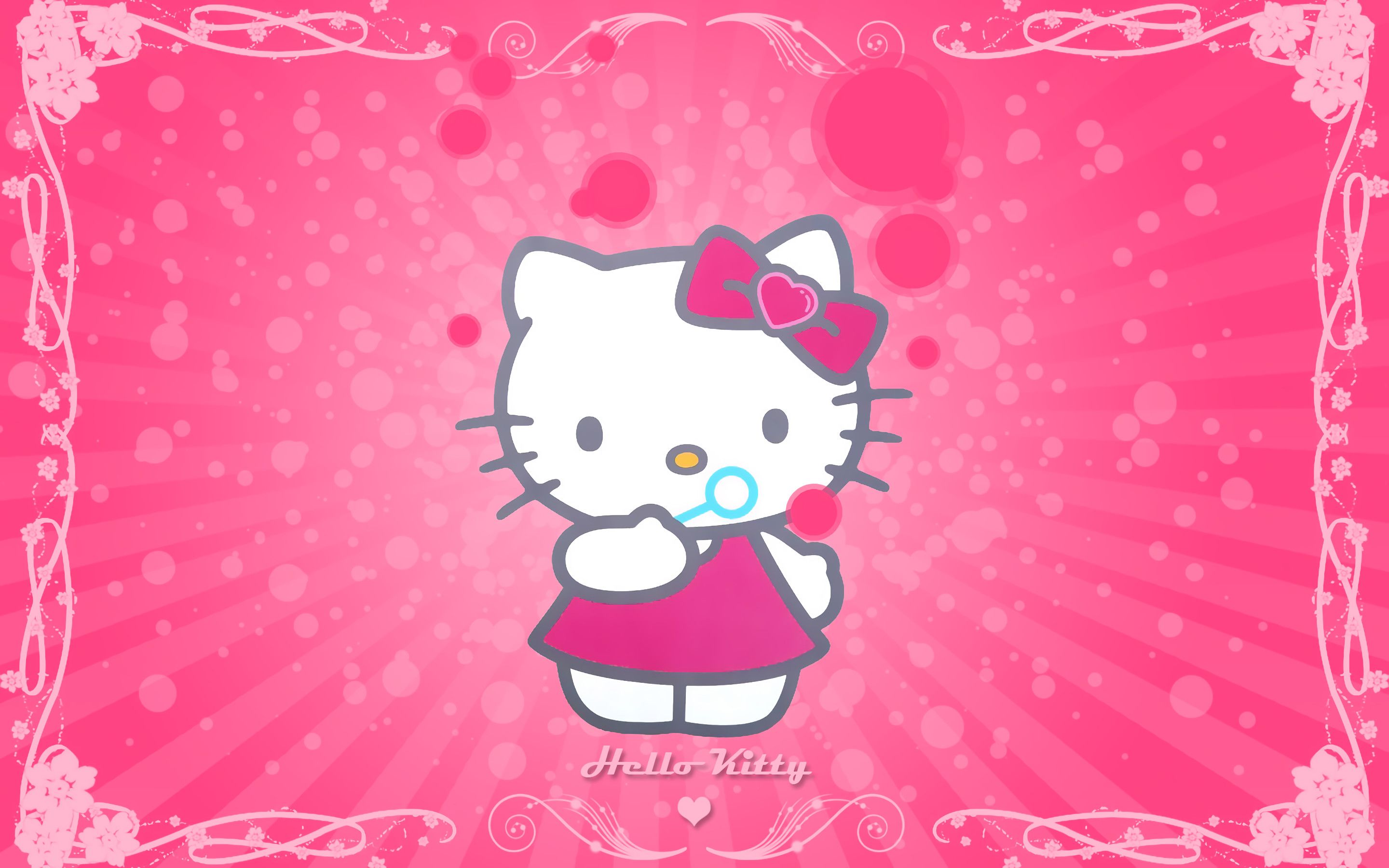 Hello Kitty fatina rosa, 1024x768 HD, Desktop