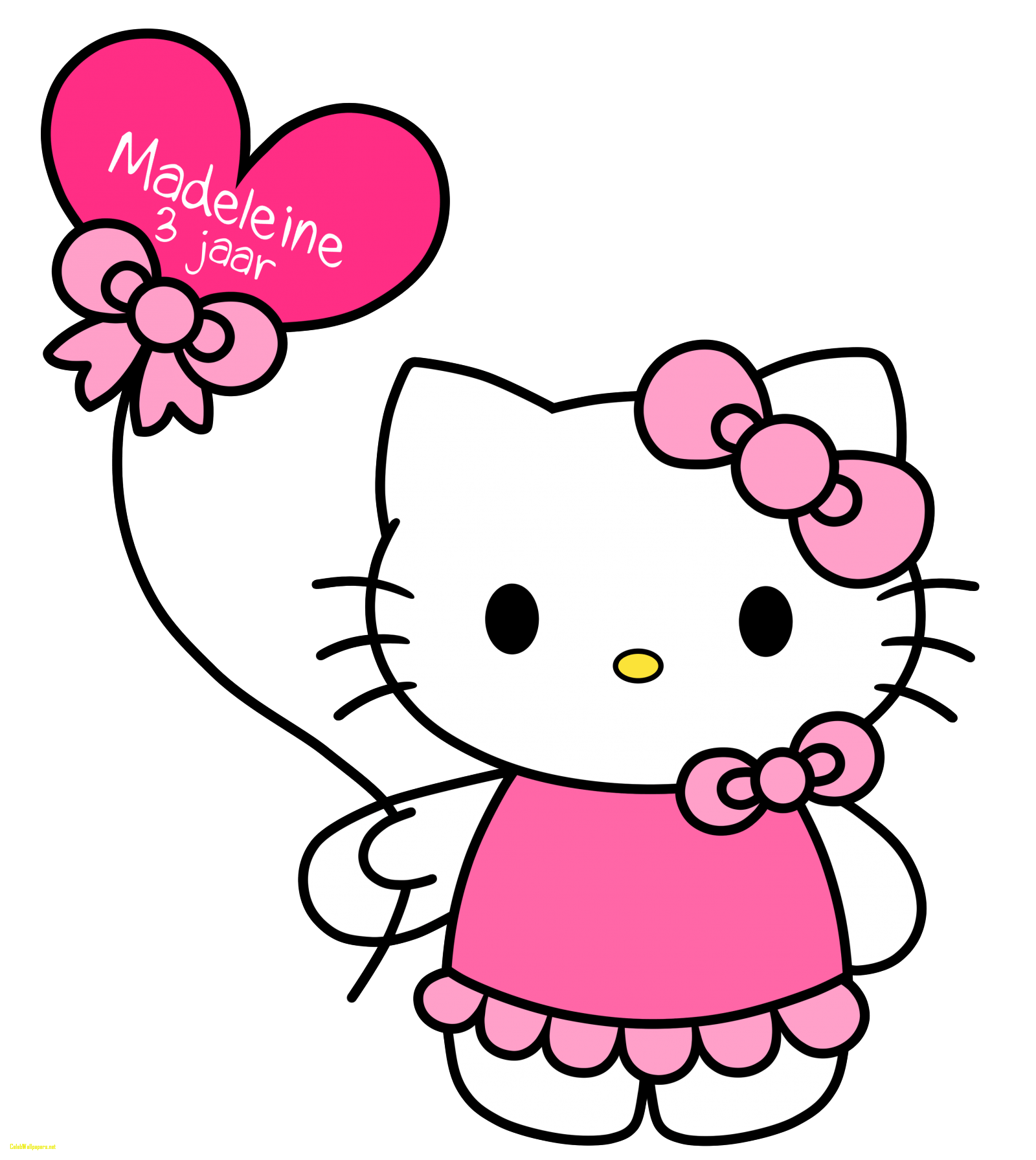 Hello Kitty sfondo rosa, 2880x1800 WQXGA, Laptop