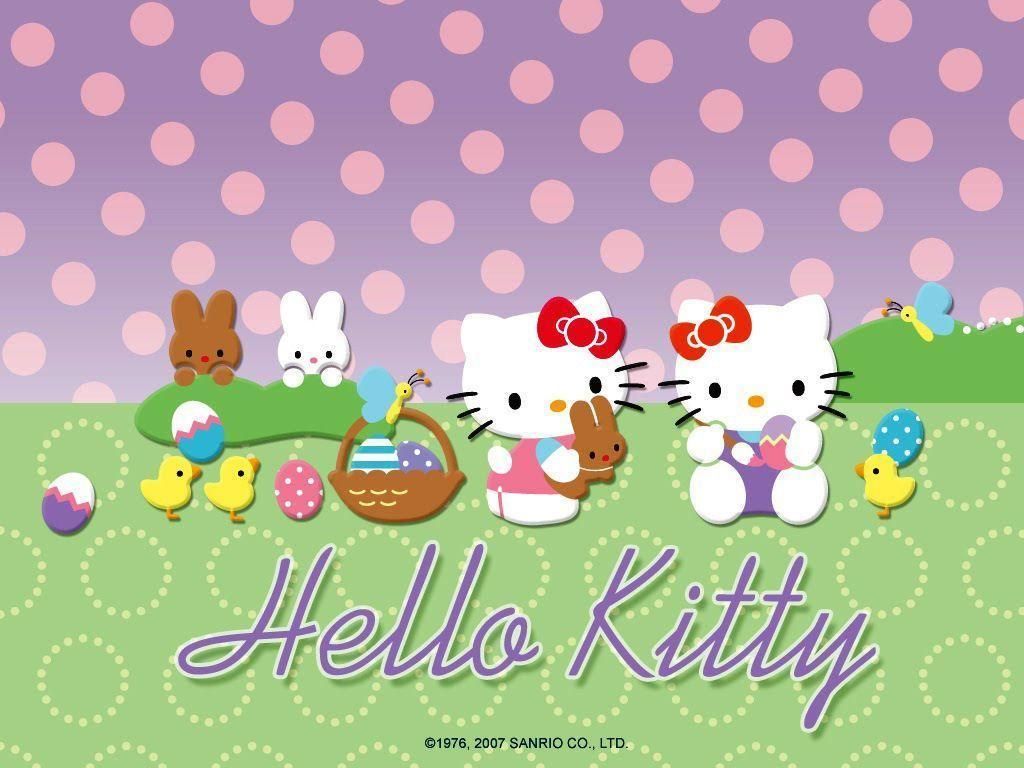 Hello Kitty con fiore rosa, 1965x1965 Full HD+ WUXGA, Desktop