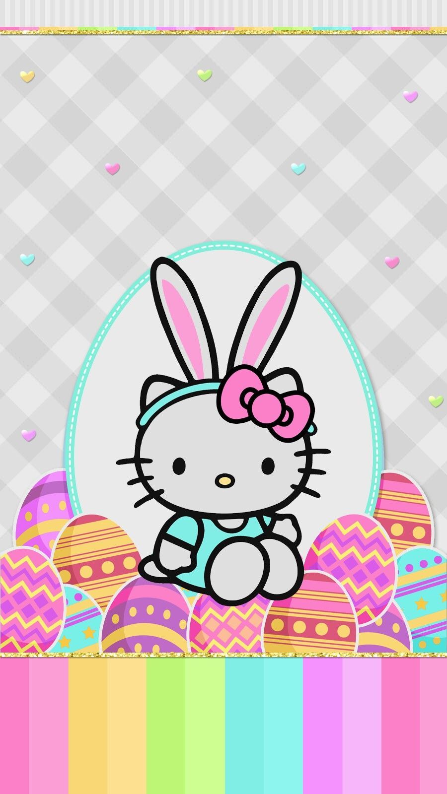 Hello Kitty coniglietto Pasqua, 900x1600 Verticale, Mobile