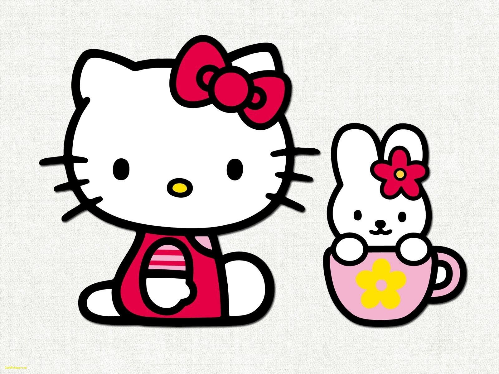 Hello Kitty con ombrello fiorito, 1024x768 HD, Desktop